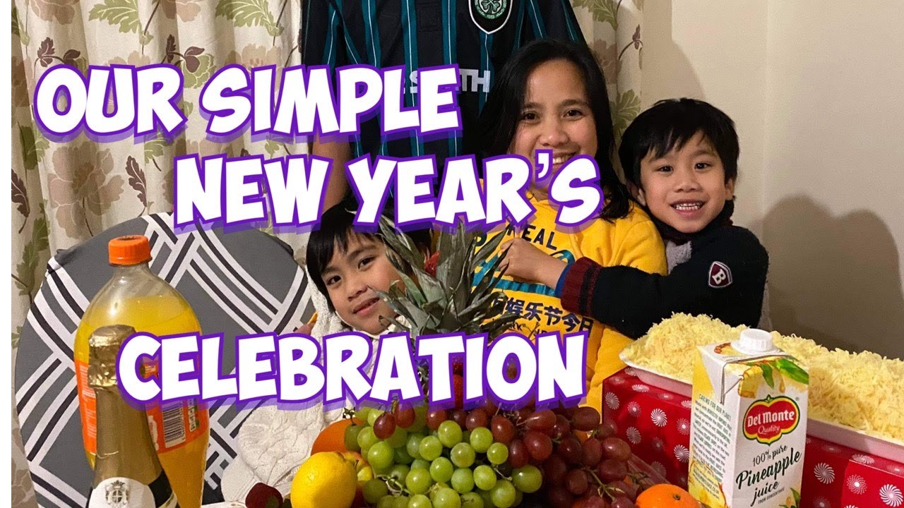 Our simple New Year’s Celebration