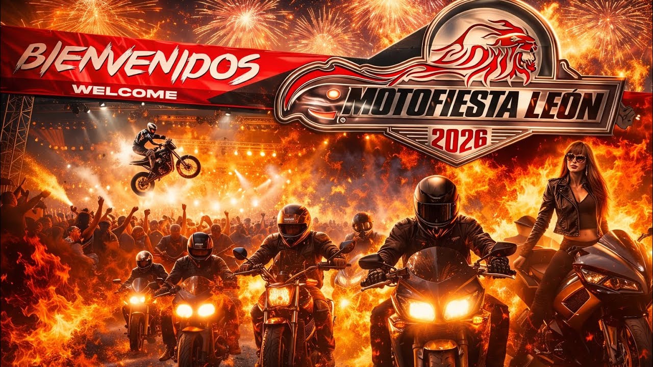 MotoFiesta León 2026: Una experiencia sobre ruedas🔥🏍️🤘🏻