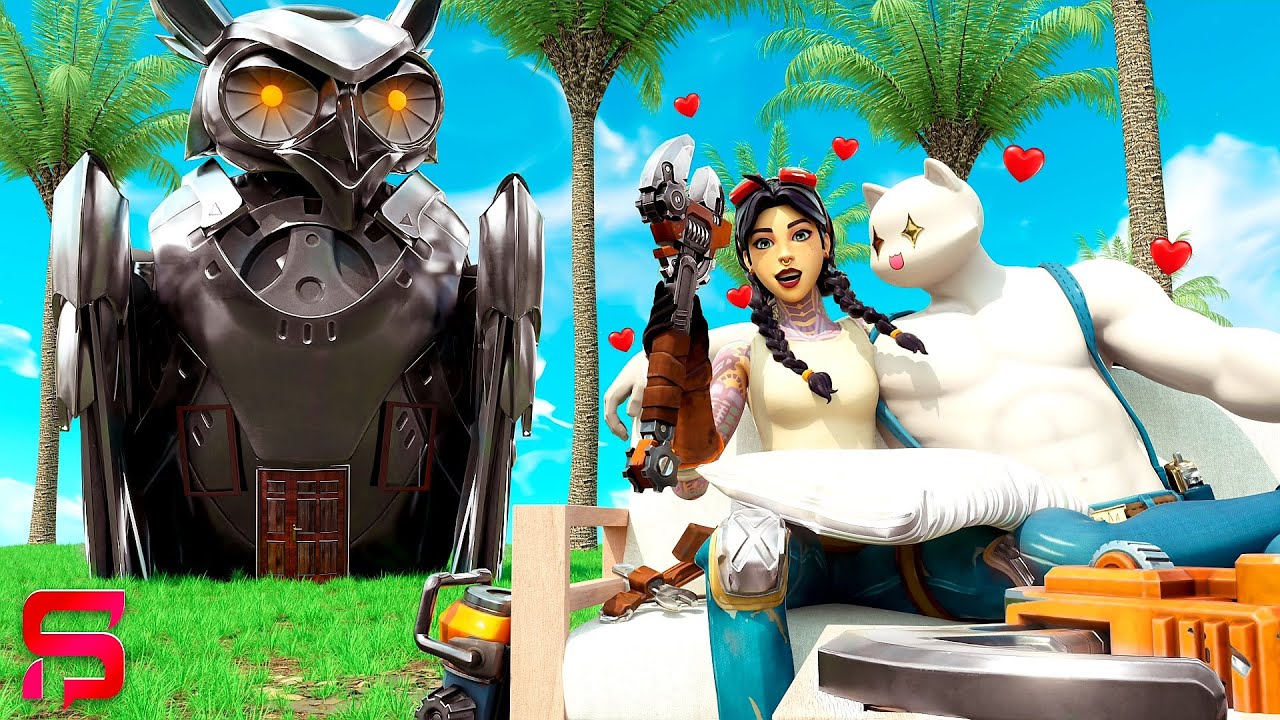 JULES  MOVES INTO HER FIRST HOUSE .... ( Fortnite  )