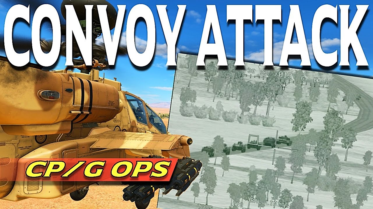 AH-64D Apache Co-Op Convoy Attack! | DCS World Multiplayer Combat
