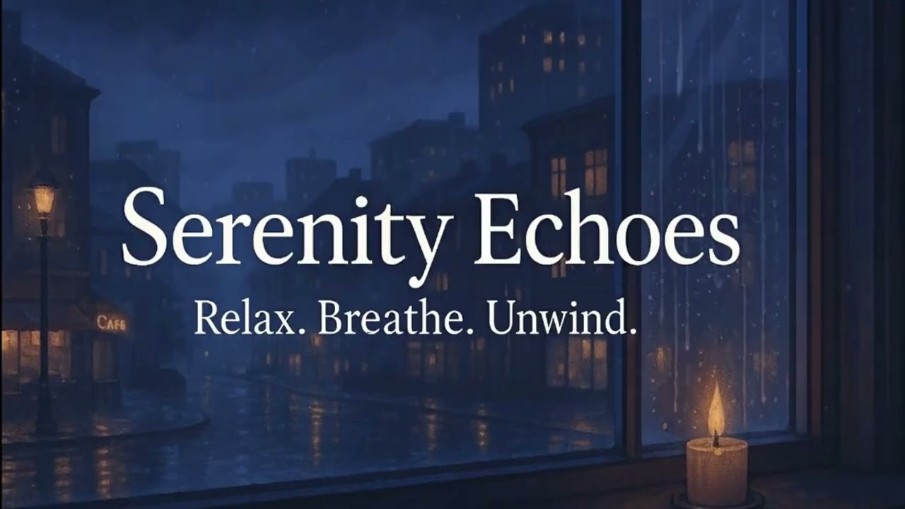 Jazz Instrumental Calming Music Serenity Echoes - Midnight in the Rain
