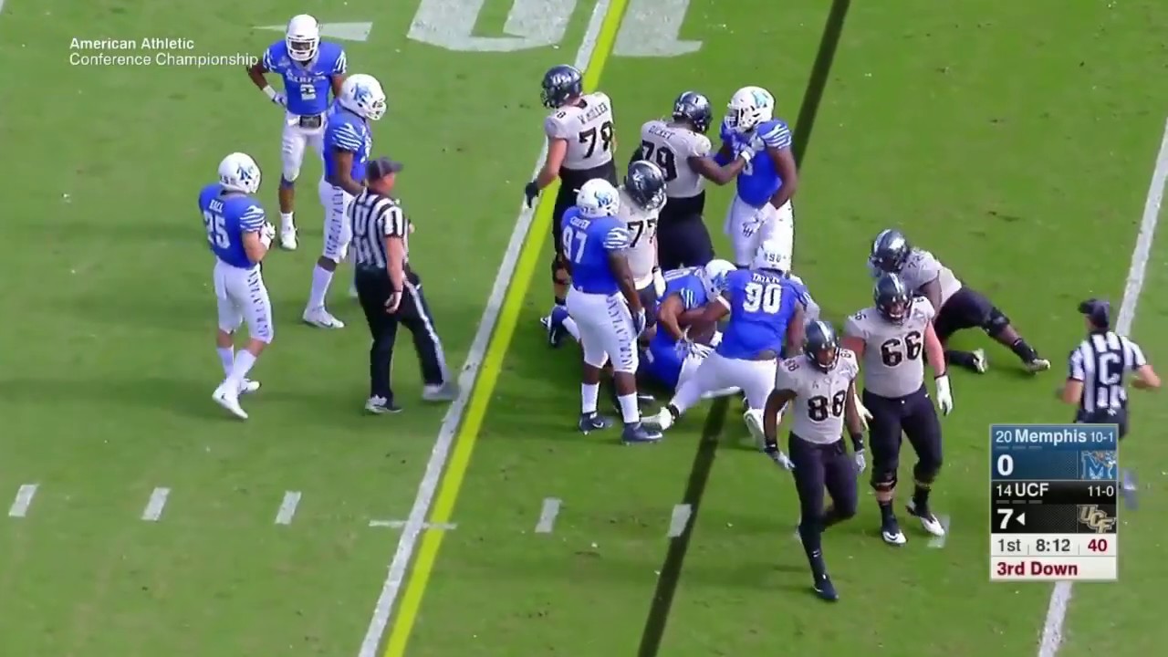 2017 AAC Championship Game UCF vs Memphis -- 40 minutes