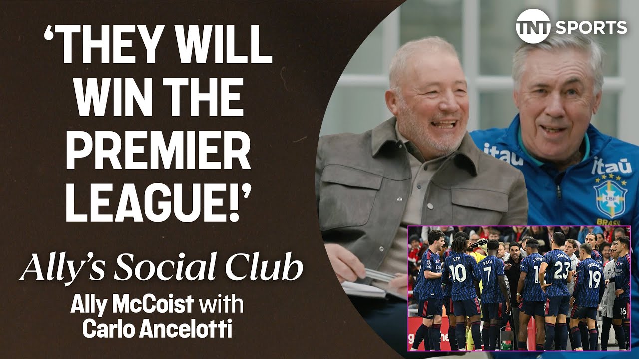 🎥 Ally McCoist Meets Carlo Ancelotti: Football journey, managing Real Madrid & supporting Arsenal 👀