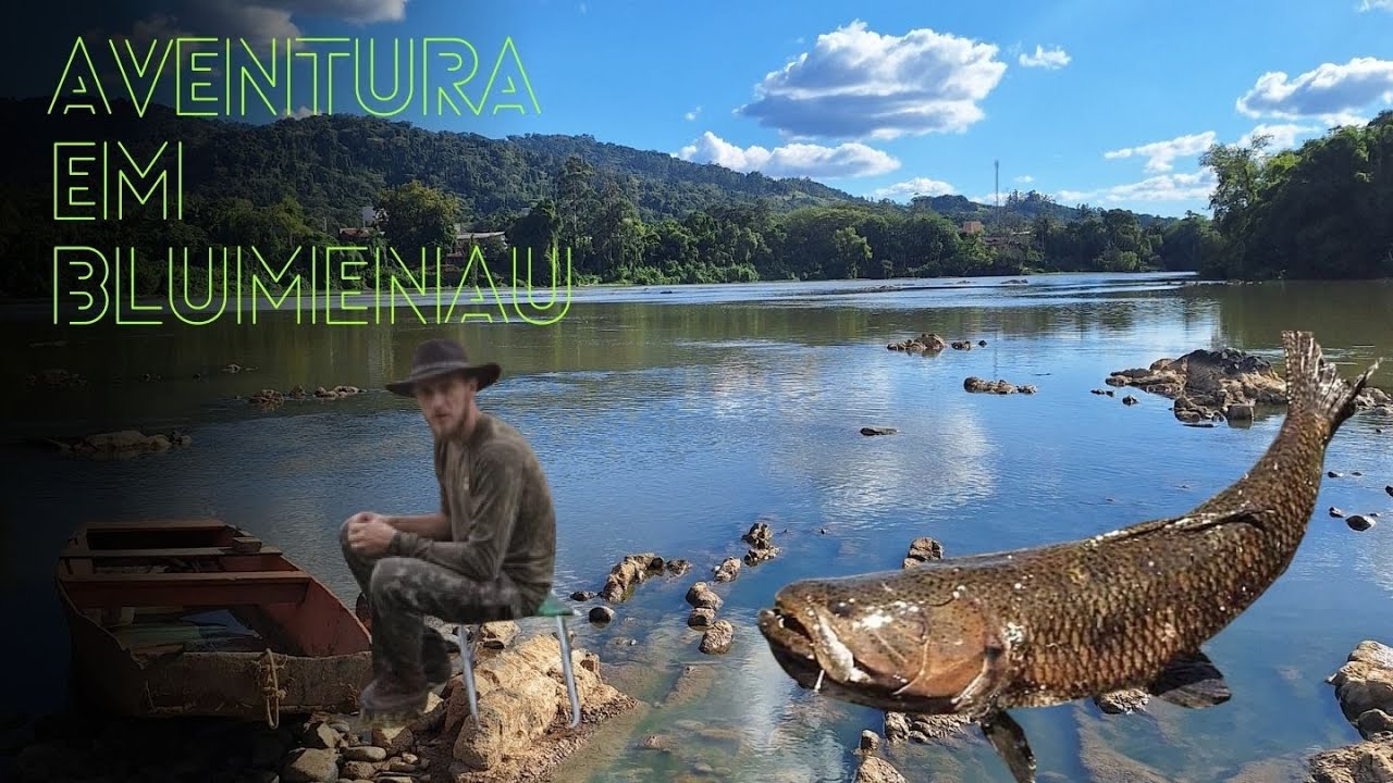 Acampamento no Rio Itajaí Açu com captura de Traíra GIGANTE!