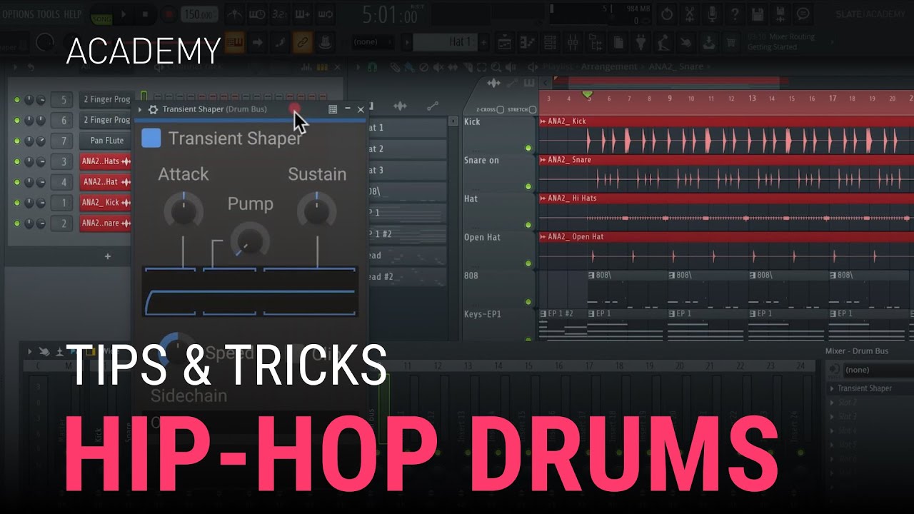 Hip Hop Drums Tips & Tricks - Hip-Hop Production Masterclass on Slate Academy