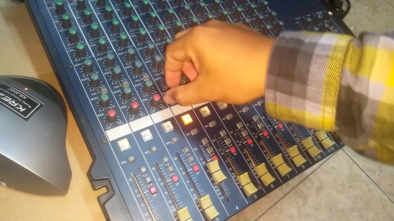 Tes mixer yamaha mg166c : tes per channel #mixer #mixing #yamaha #mg166c #analog