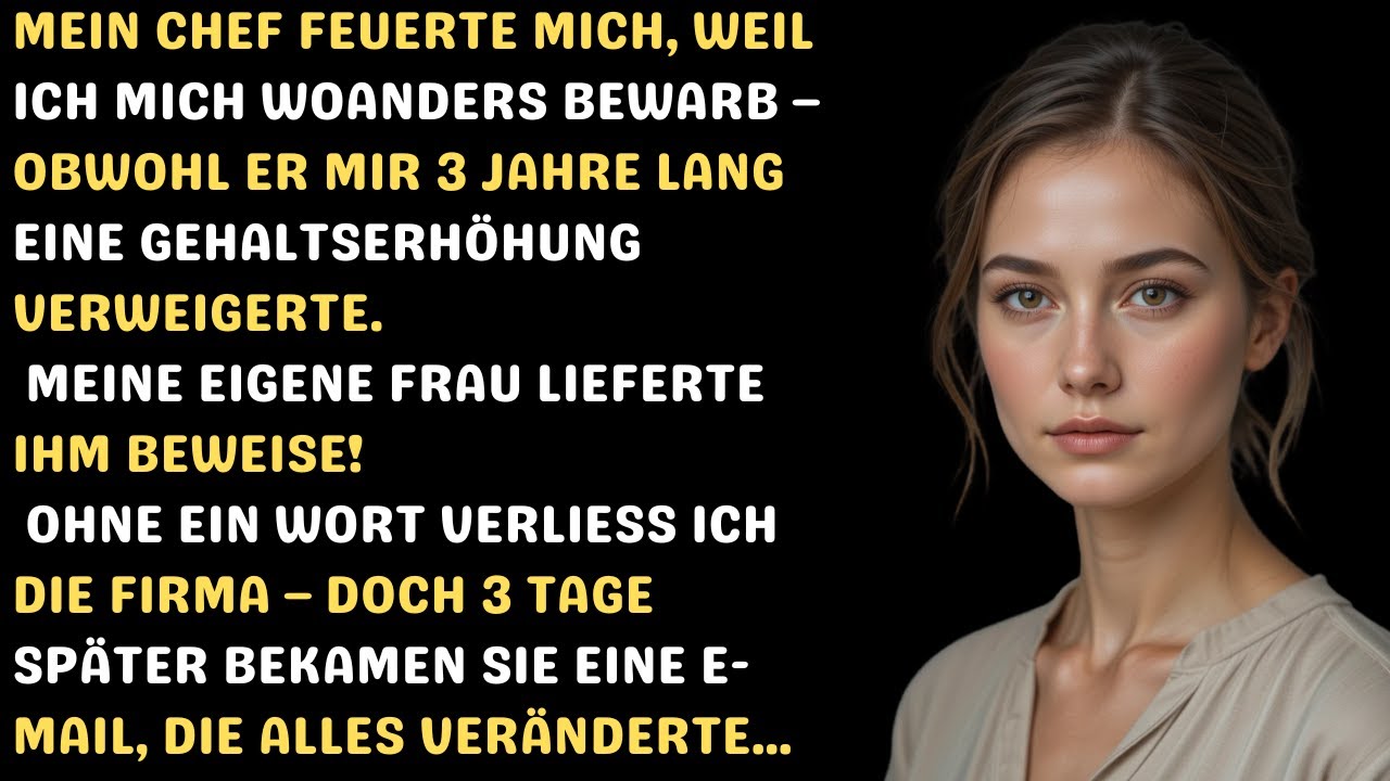 Mein Chef FEUERTE mich, nachdem meine Frau mich HINTERGING – Meine Rache zerstörte ihr Leben!