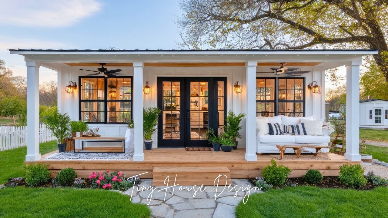Tiny House Design That Breathes Art | Modern Small Home Architecture