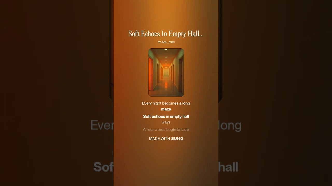 Soft Echoes In Empty Hallways