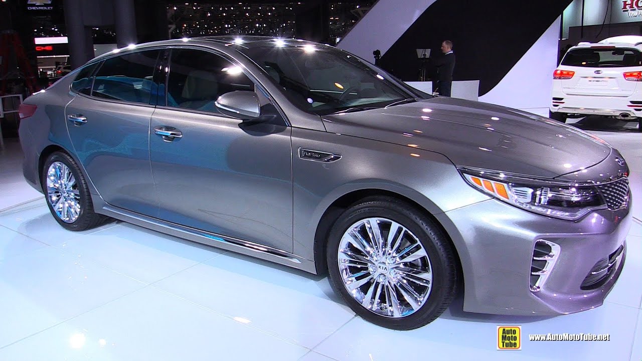 2016 KIA Optima SXL - Exterior and Interior Walkaround - Debut at 2015 New York Auto Show