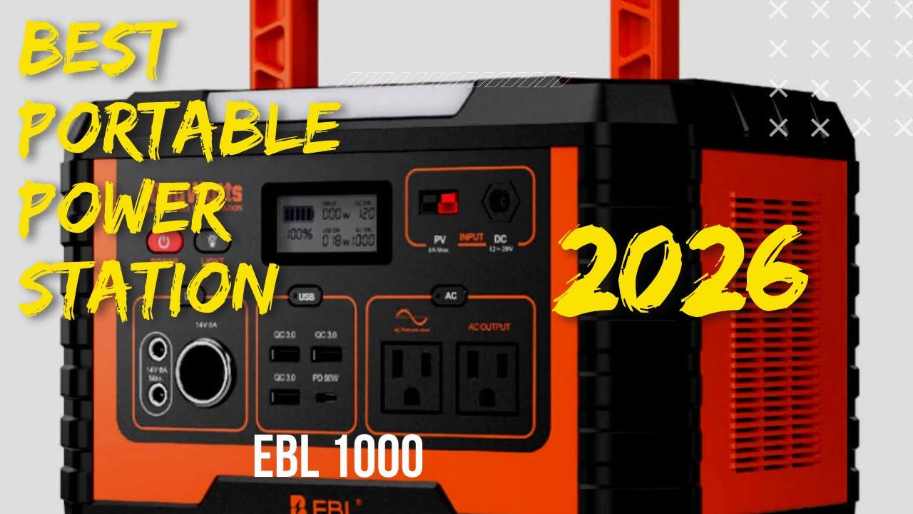 Portable Power Station Review || EBL 1000W for RV & Camping || RV'ing with Luck