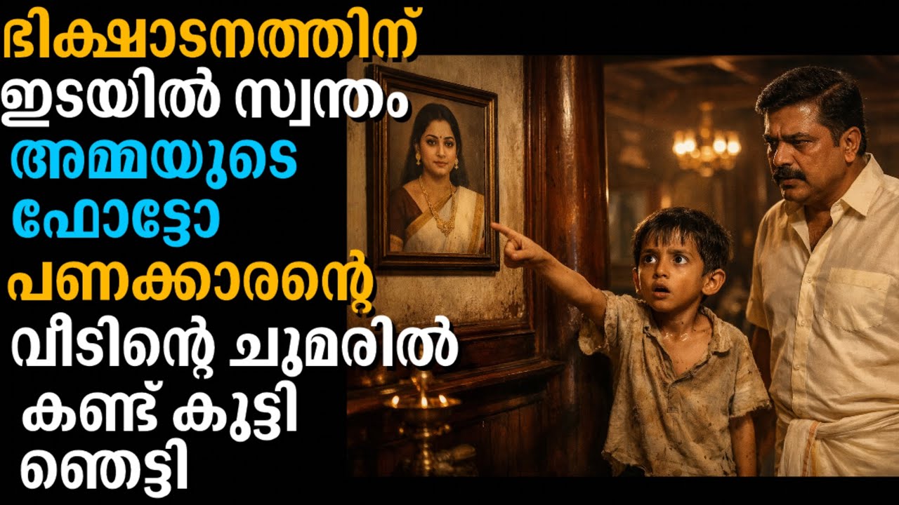 ഭിക്ഷാടനത്തിന് ഇടയിൽ സ്വന്ധം അമ്മയുടെ ഫോട്ടോ പണക്കാരന്റെ വീട്ടിൽ കണ്ട് കുട്ടി ഞെട്ടി 