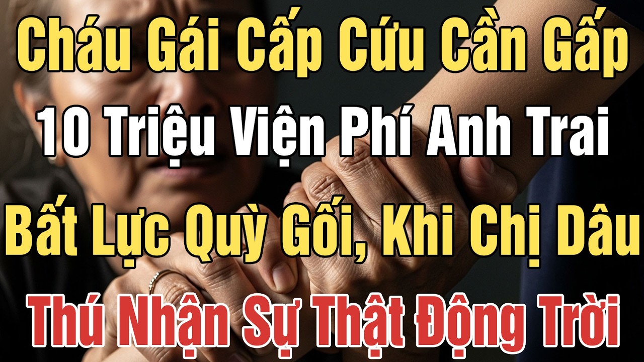 Ch&aacute;u G&aacute;i Cấp Cứu Cần 10 TRIỆU, Anh Trai BẤT LỰC Quỳ Gối, Khi Chị D&acirc;u Th&uacute; Nhận SỰ THẬT Động Trời