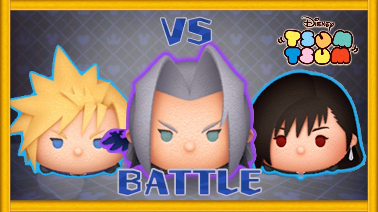 LINE: Disney Tsum Tsum [JPN] - Kingdom Hearts 2 Event: Adventure in Tsum World: vs FF7 Battles