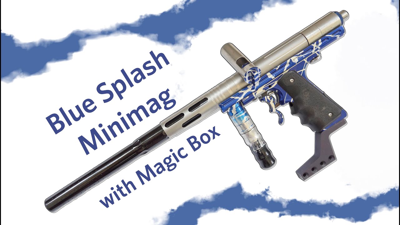 Cut Up Blue Splash AGD Minimag with Smart Parts' Magic Box