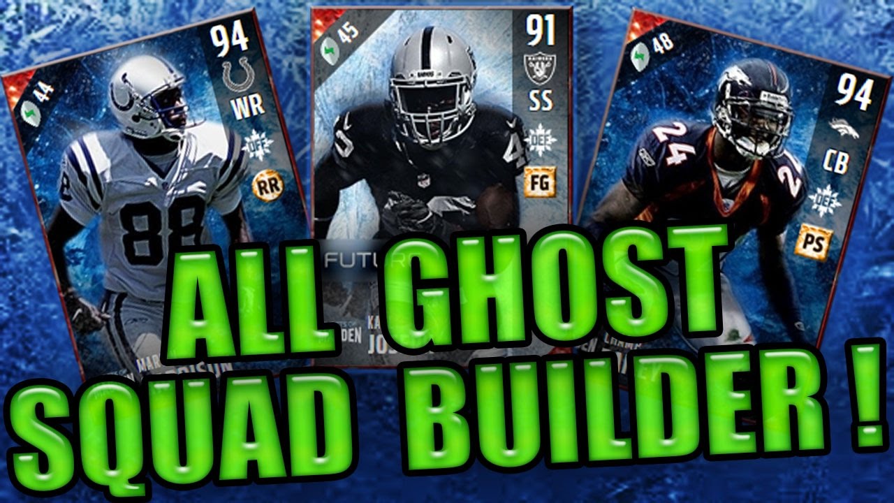 ALL GHOST SQUAD BUILDER! 250K WAGER VS DMANHD! - MADDEN NFL 17 ULTIMATE TEAM