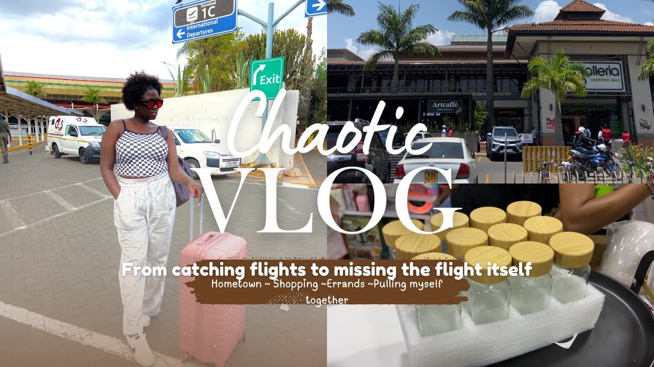 MOST CHAOTIC VLOG EVER💔: From catching flights to missing the actual flights ~ Prepping ~ Errands