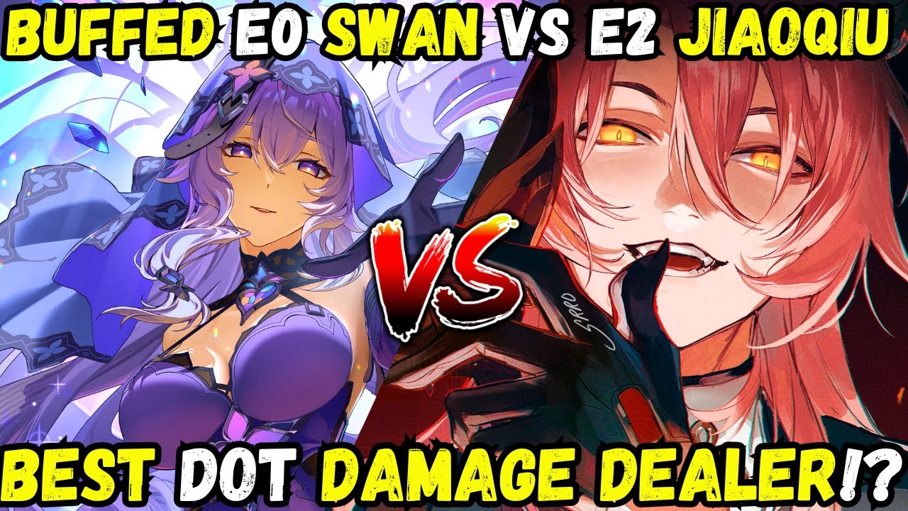 E0 Black Swan vs E2 Jiaoqiu | Best DoT DPS Compared | Anomaly Arbitration | Honkai Star Rail 4.0