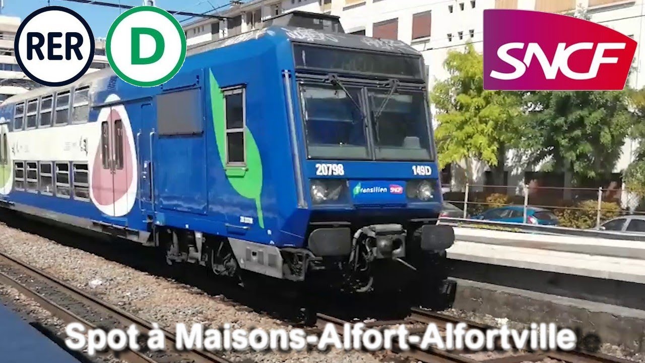 {RER D} Spot à Maisons-Alfort-Alfortville (Transilien R, TGV Inoui, TER...)