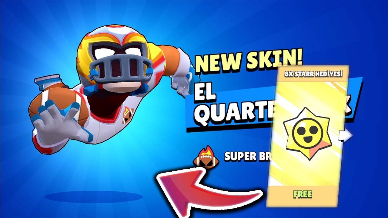 EL QUARTERBACK🔥FREE LEGENDARY GIFTS🎁 BRAWL STARS UPDATE🔥!!