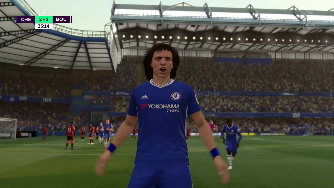 EA SPORTS&trade; FIFA 17 David Luiz free kick Chelsea FC