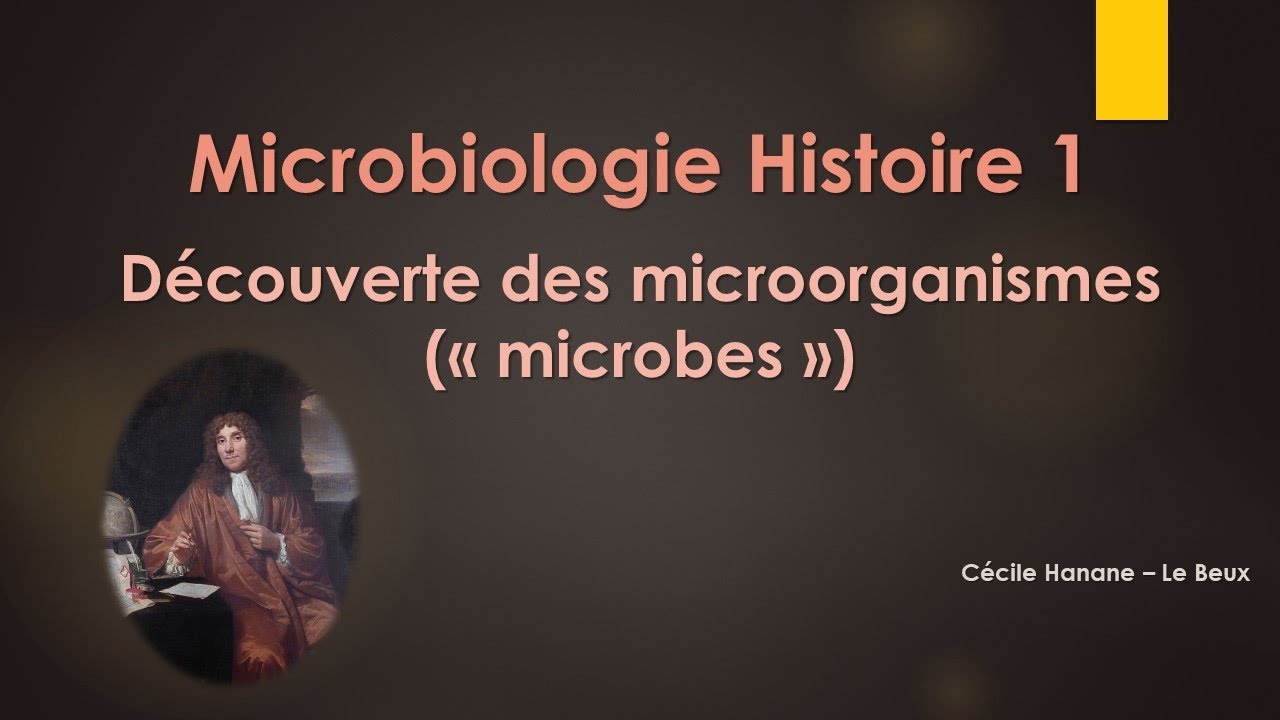 Microbiologie Histoire 1 DECOUVERTE DES MICROORGANISMES (
