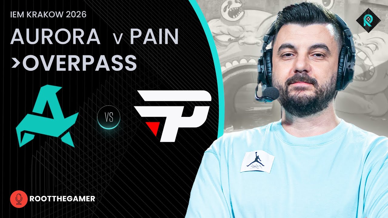 AURORA 🆚 PAIN | 2. HARİTA OVERPASS | Bo3 | IEM KRAKOW 2026