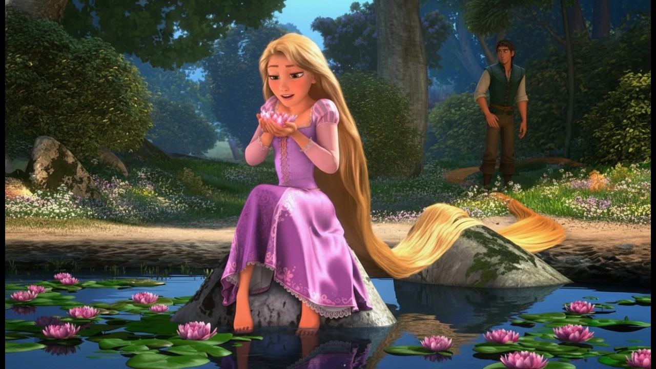 ملخص فيلم ربـانـزل انا الاميره المفقودة #cartoon #disney #ملخصات_افلام #أميرات_ديزني