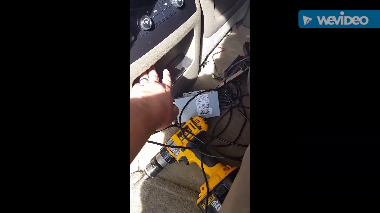 2015 chevy  tahoe Advent  dvd player headrest install diy
