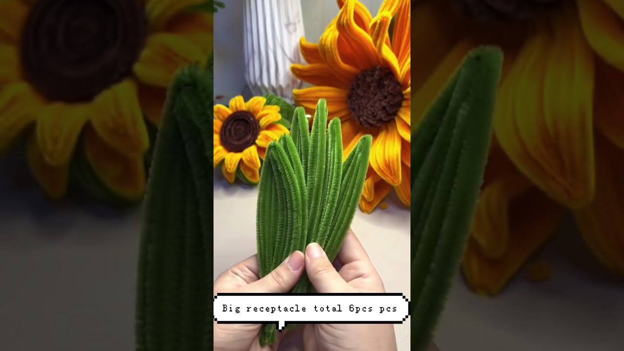 How to make a upgrade supper big pipe cleaner sunflower pro max