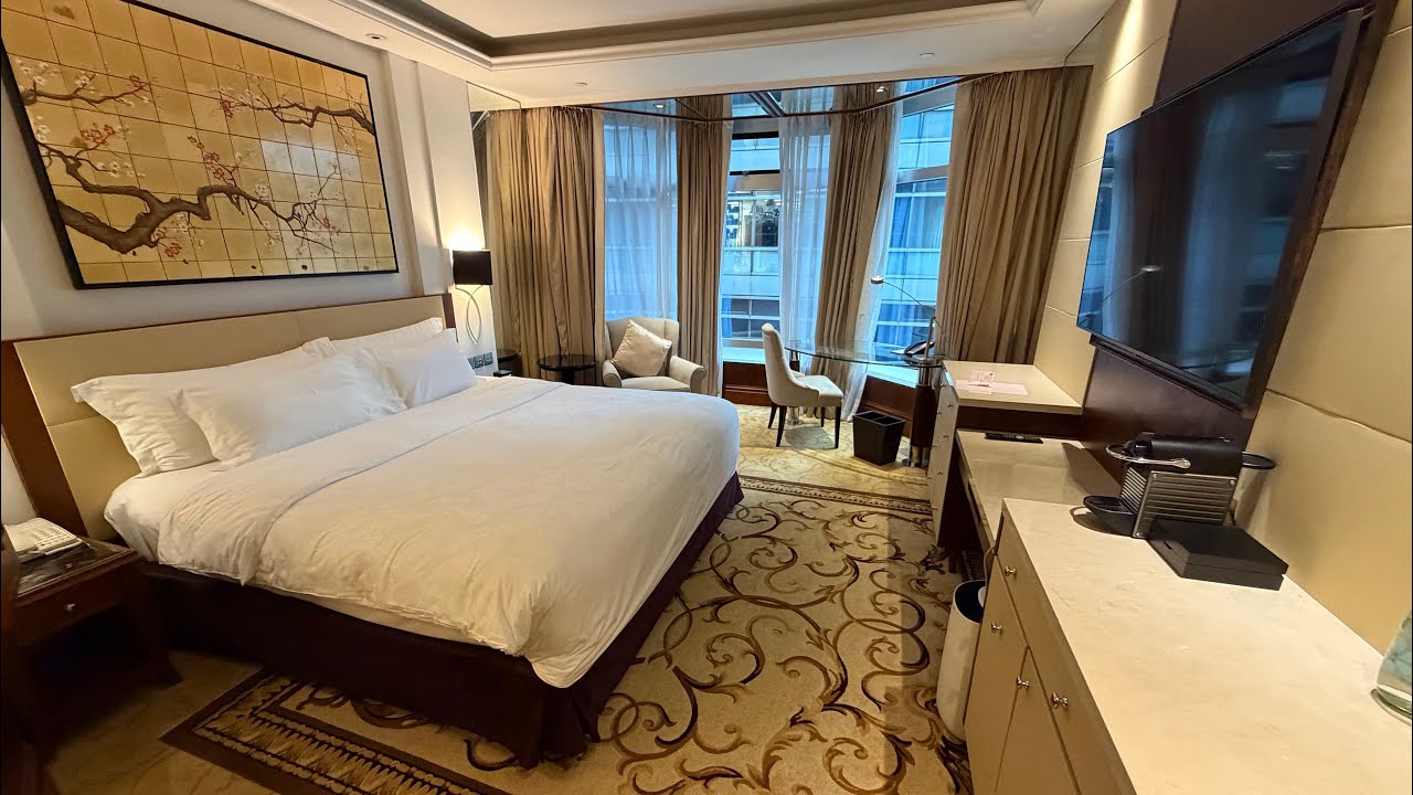 Отель Langham, Гонконг - Номер 942 с одной кроватью размера King Size - Отзыв - Завтрак - AMEX FHR