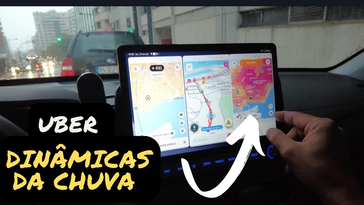 UBER EM LISBOA -  QUANTO GANHEI EM 3 HORAS.