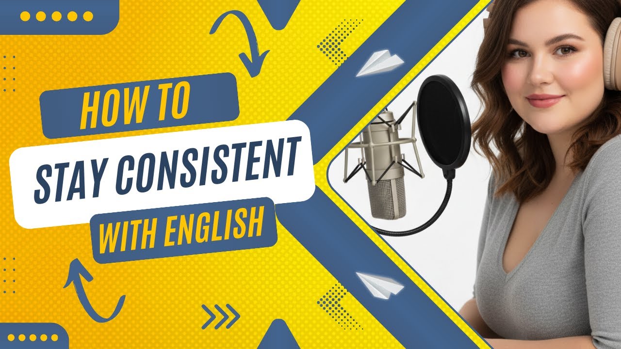 How To Stay Consistent With English | Slow Listening & Speaking Practice (A1–A2) | For Beginners