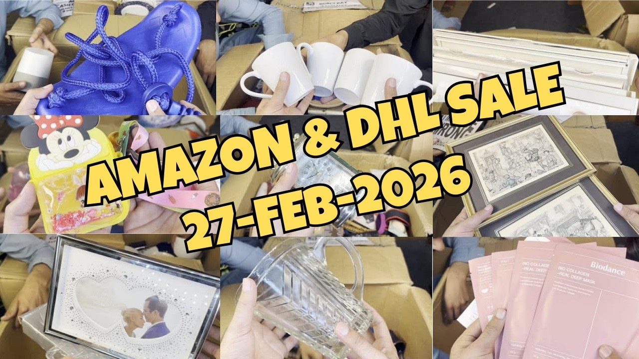 DHL AND AMAZON UNBOXING | BOE.COM.PK