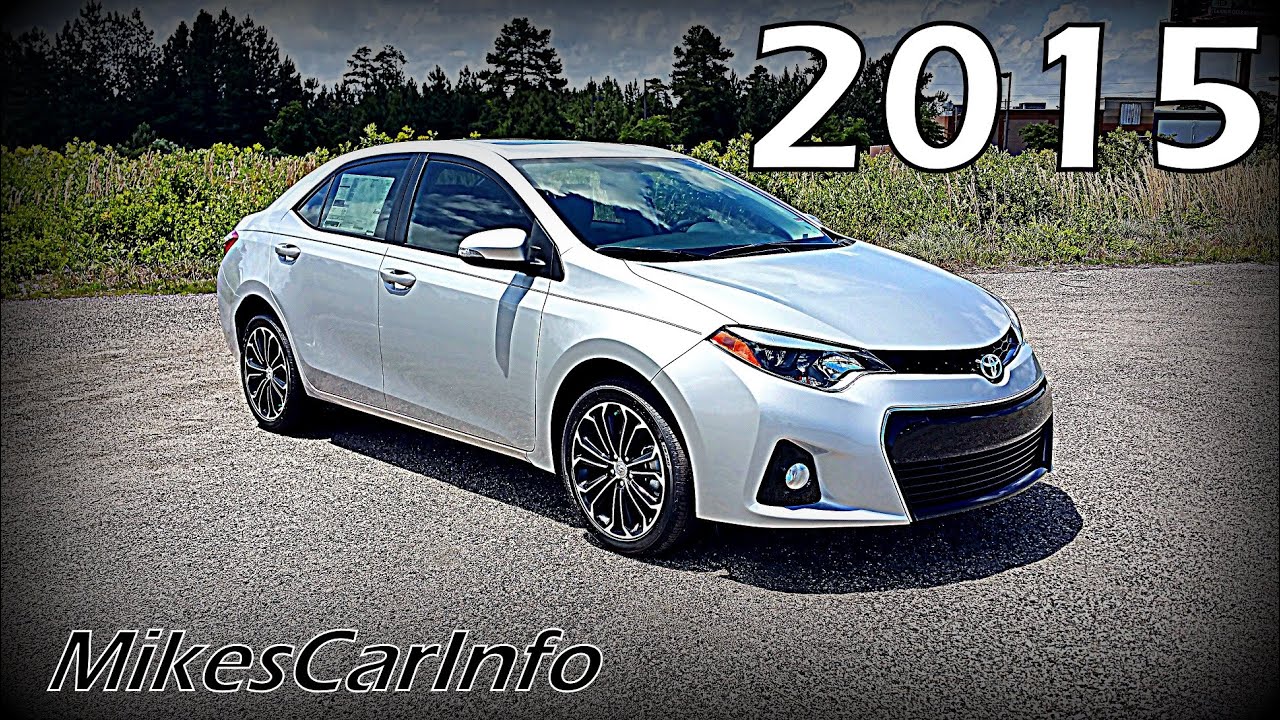 👉 2015 Toyota Corolla S Premium