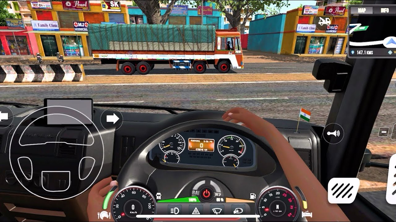 Truck Game | Big Container Cargo Truck Driving | Truck Masters India Simulator Mobile Gameplay