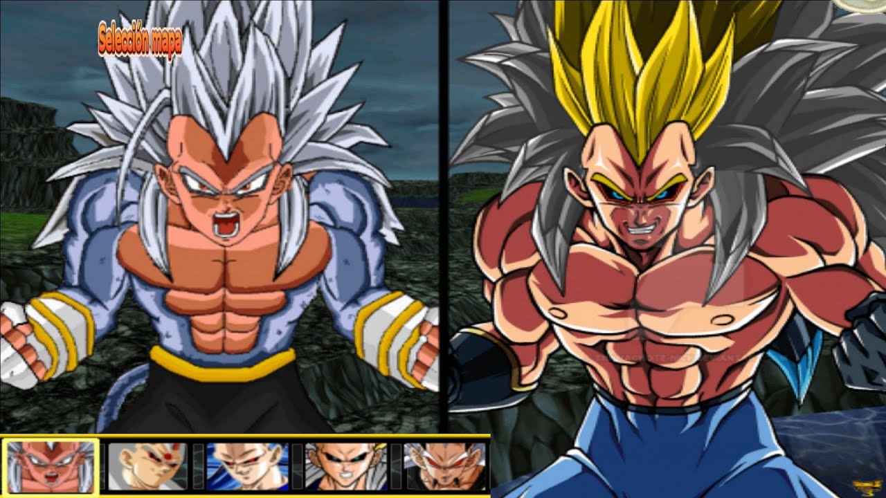 Vegeta AF Form Vs Ultimate Saiyan! Dragon Ball BT 3 MOD