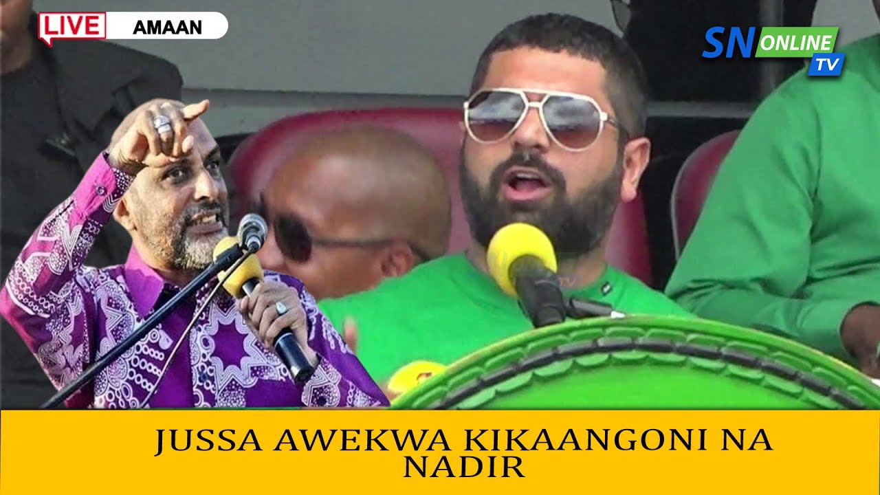 JUSSA AWEKWA KIKAANGONI NA MHE:NADIR