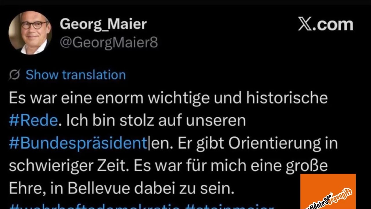 Georg Maier und der Steinmeier-Kult.