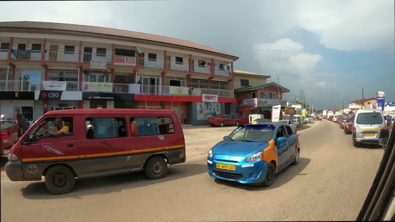 4K ACCRA DOME  DRIVE #afroafricavideos #ghana