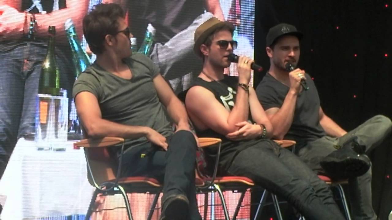 TVD Panel Paul Wesley Nathaniel Buzolic Michael Malarkey