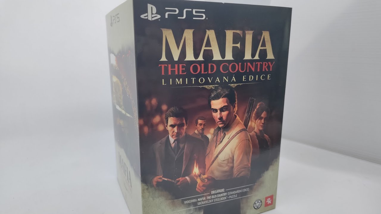 Mafia: Domovina Limitovaná edice - český unboxing