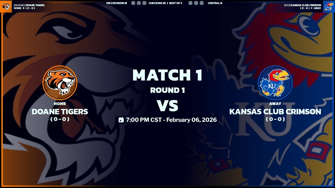 Overwatch - NECC Division 3 Central Week 1 vs. KU Club Crimson