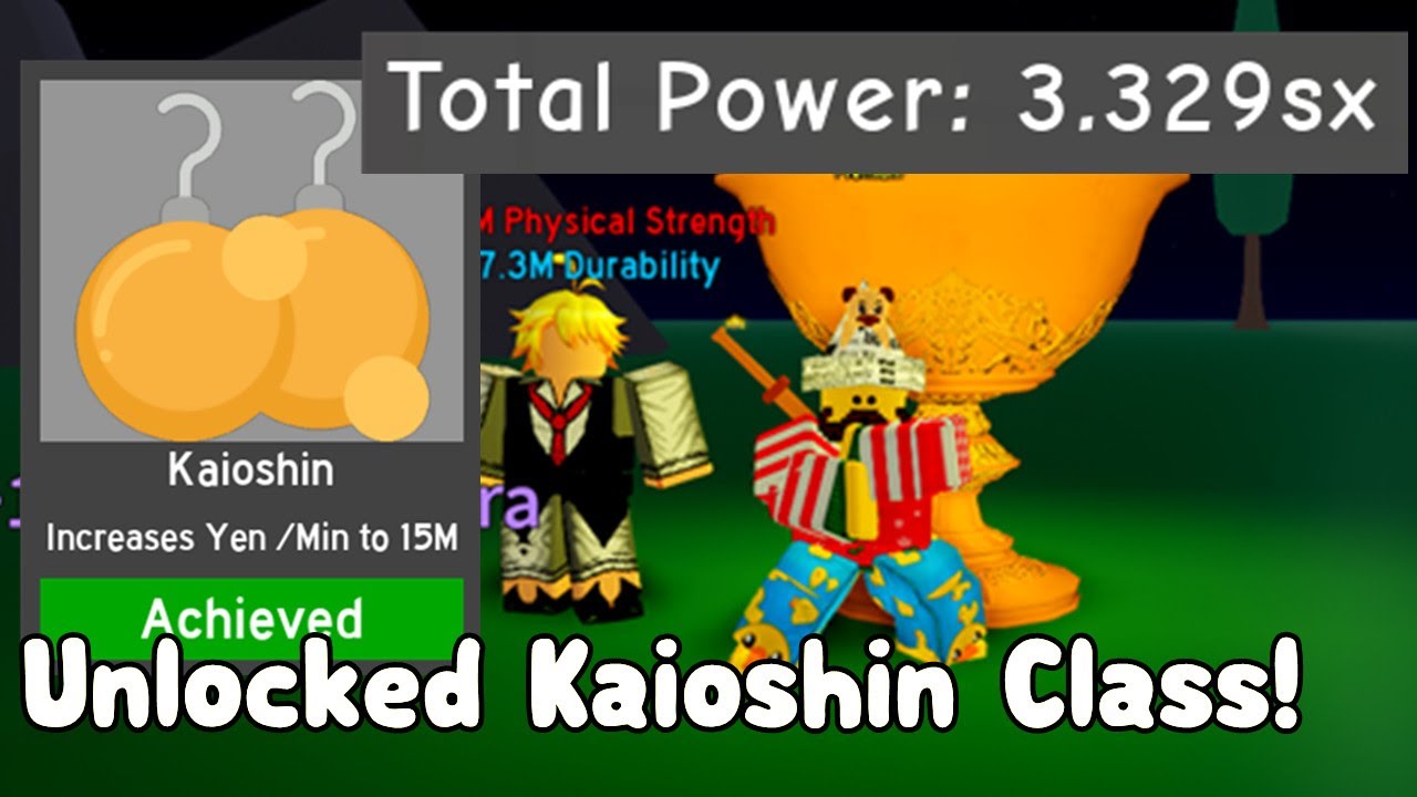 I Reached 3SX Total Power After 64 Hours! Unlocked Kaioshin Class - Anime Fighting Simulator Roblox