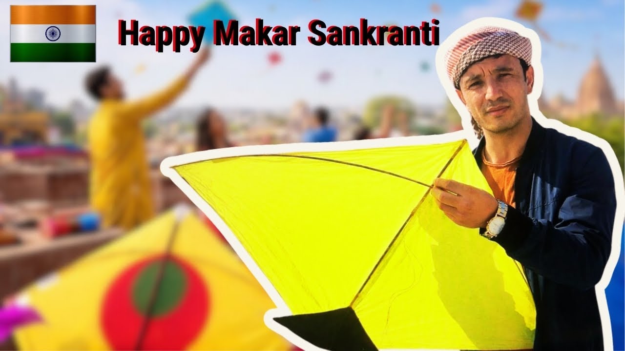 My First Kite Festival Celebration in India 🪁 | Happy Makar Sankranti  