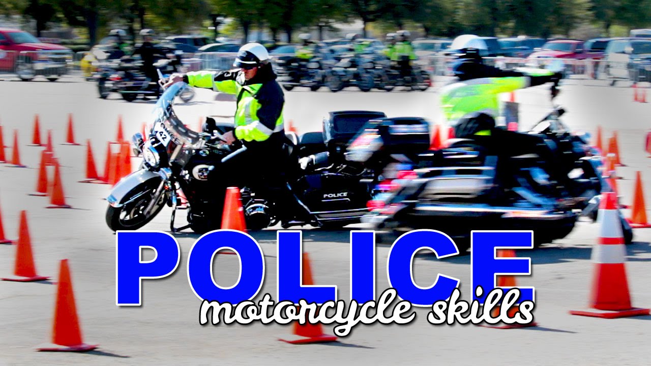 Motorcycle Police Training - Skills Competition