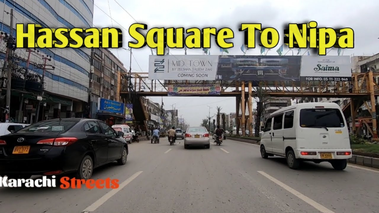 Hassan Square Karachi To Nipa Karachi | Karachi Streets