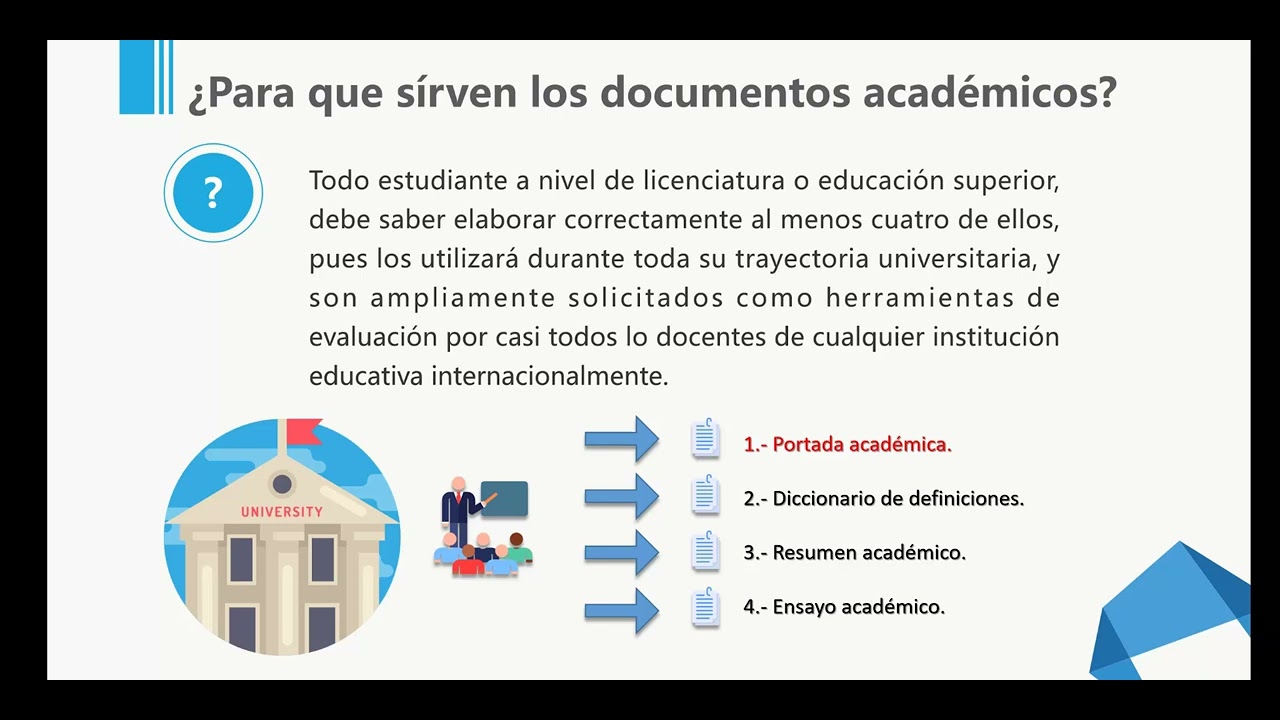 Tipos de Documentos Acad&eacute;micos