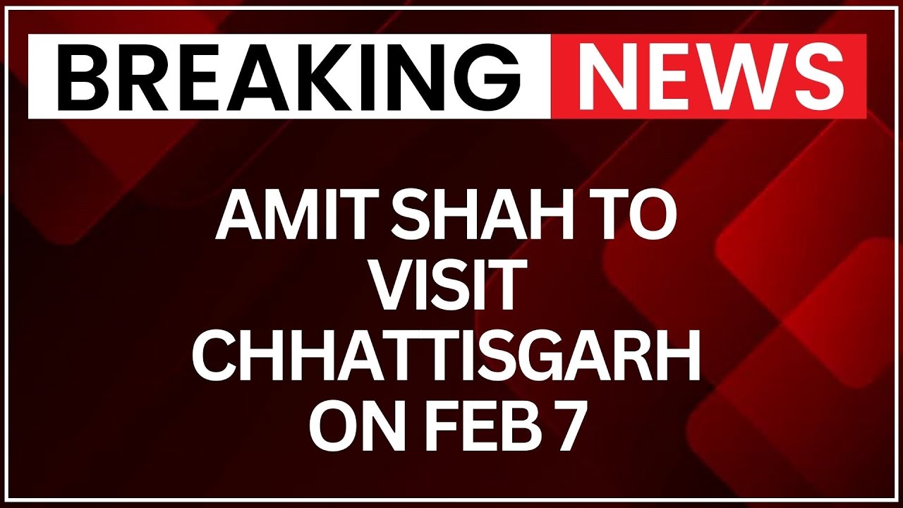 Amit Shah To Visit Chhattisgarh On Feb 7, Chair Key Anti-Maoism Meet In Raipur | NewsX