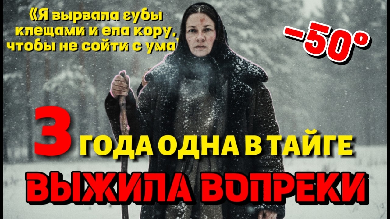 1095 ДНЕЙ В ТАЙГЕ. Как бухгалтер из СССР выжила в лесу после побега.